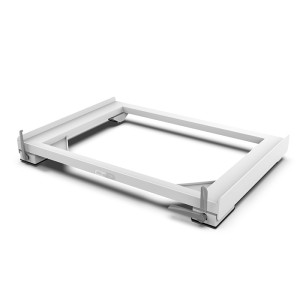 MELICONI BASE MOVE SLIM Τροχήλατη βάση για πλυντήρια/στεγνωτήρια με βάρος έως 250kg, βάθος 47cm και σύστημα κατά των κραδασμών.