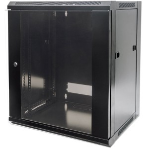 INTELLINET INT 711715 FLATPACK 19 6U (370x570x450) WALLMOUNT CABINET BLACK