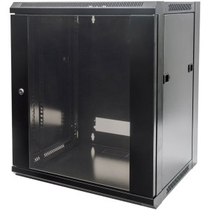 INTELLINET INT 711883 FLATPACK 19 12U (635x570x600) WALLMOUNT CABINET BLACK