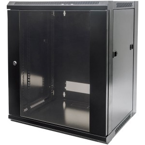 INTELLINET INT 711937 FLATPACK 19 15U (770x570x450) WALLMOUNT CABINET BLACK