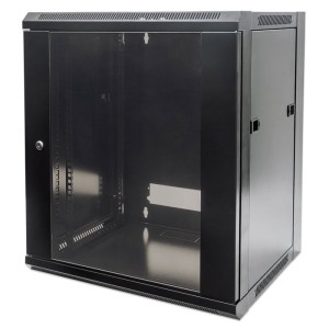 INTELLINET INT 711791 FLATPACK 19 9U (500x570x600) WALLMOUNT CABINET BLACK