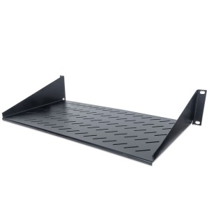 INT 712507 19 2U (250mm DEPTH & MAX LOAD 25kg) CANTILEVER SHELF BLACK