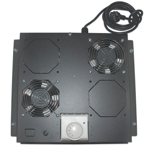 INT 712859 VENTILATION UNIT WITH THERMOSTAT, 2 FANS, ROOFMOUNT,BLACK