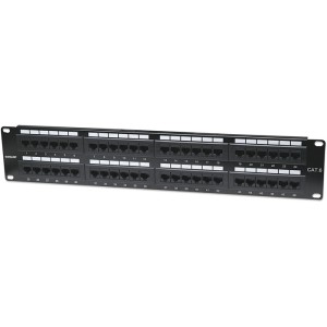 INTELLINET INT 560283 19 PANNELLO PATCH ETHERNET 2U CAT6 48PORTE UTP NERO