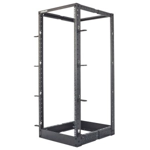 INTELLINET INT 714242 FLATPACK 19 26HE (1295x514.5x1023) 4-Säulen OFFENER RAHMEN RACK SCHWARZ