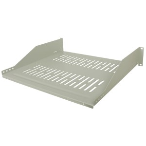 INT 712224 19 2U (400mm DEPTH & MAX LOAD 25kg) CANTILEVER SHELF GREY