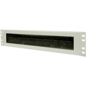 INT 712484 19 2U CABLE ENTRY PANEL WITH BRUSH GREY