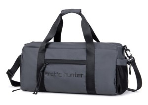 ARCTIC HUNTER τσάντα ταξιδίου LX00537 με θήκη παπουτσιών, 25L, γκρι