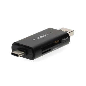 NEDIS CRDRU2110BK USB Card Reader Type-A & Type-C