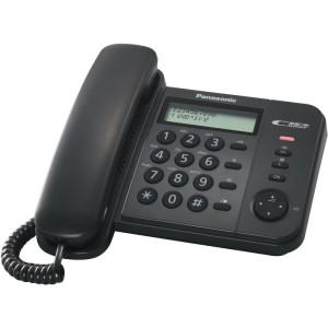 TELÉFONO INALÁMBRICO NEGRO PANASONIC KX-TS 560EX2B