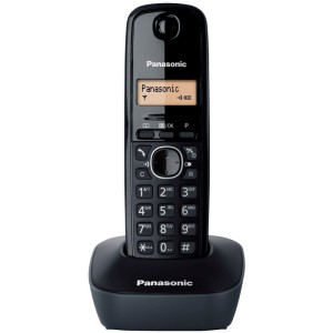 KX-TG1611GRH PANASONIC BLACK WIRELESS TEL