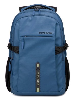 ARCTIC HUNTER backpack B00388 with laptop compartment 15.6, USB, 27L, blue/black