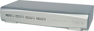 Lindy - 39305 - 4 Port KVM Switch Pro USB 2.0 DisplayPort 1.2