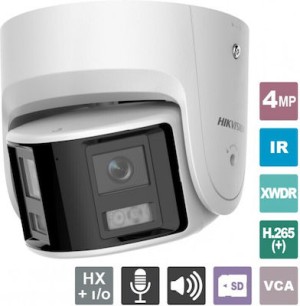 Hikvision DS-2CD2346G2P-ISU/SL(C) 4MP IP Turret Camera 180° AcuSense DarkFighter PoE