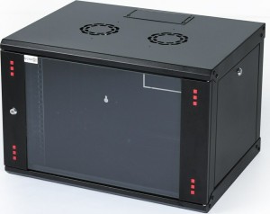 MIRSAN WTC20U45MN.01 COM BOX da parete parete 20U con profondità 450mm NERO (OPES M10)