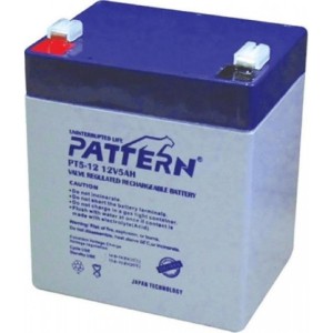 PATTERN ΜΠΑΤΑΡΙΑ ΜΟΛΥΒΔΟΥ ΚΛΕΙΣΤΟΥ ΤΥΠΟΥ 12V/5.0Ah PT5.0-12 PTN