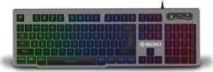 Tastiera da gioco in alluminio Zeroground KB-2100G Soki v2 English US