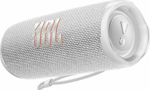 JBL Flip 6 Wasserdichter Bluetooth-Lautsprecher mit 12 Betriebsstunden (Weiß)