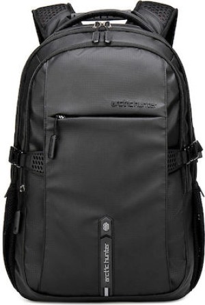 ARCTIC HUNTER τσάντα πλάτης B00388 με θήκη laptop 15.6, USB, 27L, μαύρη