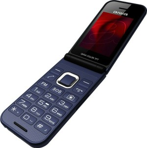 Aiwa FP-24 Dual-SIM-Handy mit blauen Tasten