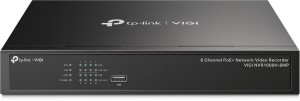 TP-Link VIGI NVR1008H-8MP v1.0, videoregistratore di rete VIGI PoE+ a 8 canali