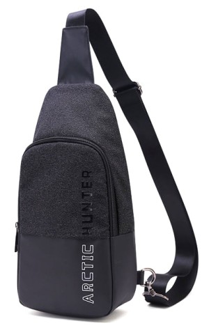 ARCTIC HUNTER τσάντα Crossbody XB0058-BK, μαύρη