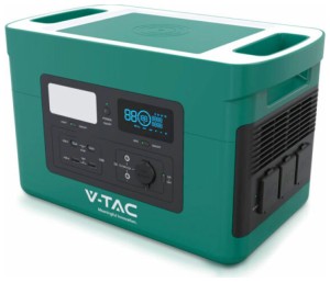 V-TAC Φορητό Επαναφορτιζόμενο Power Station 1000W 11627