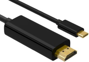 POWERTECH καλώδιο USB-C σε HDMI PTH-073, 4K/60Hz, 2m, μαύρο