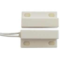 ALEPH DC1561 (AL.WH.561.00) Schraube & Selbstklebend Kleiner Magnetkontakt Farbe Weiß (10 Stück)