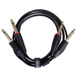 U97002BL Ultimate Audio Cable Set 1/4 Jack - 1/4 Jack Black Straight 1.5m