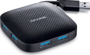 TP-LINK USB hub UH400, 4x θυρών, 5Gbps, USB σύνδεση, μαύρο, Ver. 3.0
