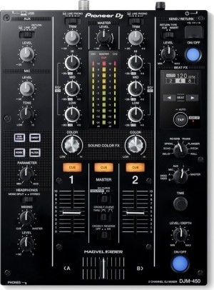 Pioneer DJM-450 Mezclador digital de 2 canales