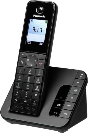 Telefono cordless PANASONIC KX-TGH220GRB Nero