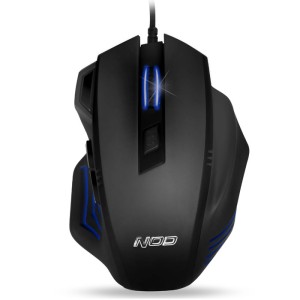 NOD LOCK & LOAD NOD GAMING MOUSE GOMA NEGRA 2400DPI