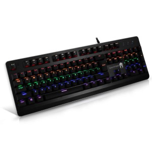 TASTIERA NERA DA GIOCO NOD IRON STRIKE CON 7 RETROILLUMINAZIONE RGB