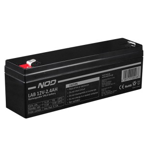 BATTERIA AL PIOMBO NOD LAB 12V2.4AH