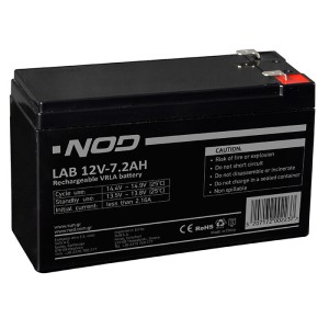 BATTERIA AL PIOMBO NOD LAB 12V7.2AH