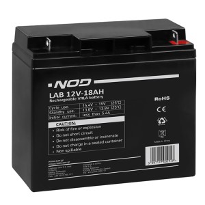 NOD LAB 12V18AH LEAD ACID BATTERY