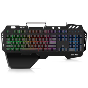 NOD ZERO DARK GAMING KEYBOARD WITH HANDREST