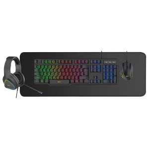 NOD PLATOON 4IN1 GAMING COMBO (TECLADO, RATÓN, MOUSEPAD, AURICULARES)