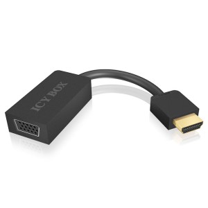ICY BOX IB-AC502 HDMI (A-Typ) auf VGA Adapter, schwarz / 70528