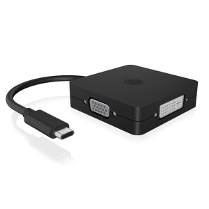 ICY BOX IB-DK1104-C ADATTATORE VIDEO USB Tipo-C 4-IN-1