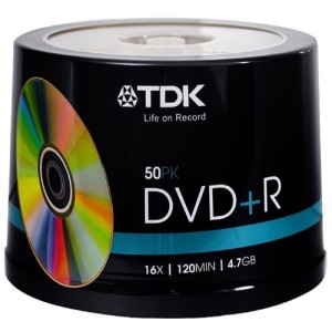 TDK DVD + R 50PK