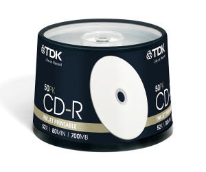 TDK CD-R BEDRUCKBAR 50 TEMAXIA