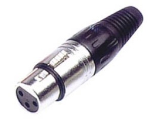 CABLE 3P HEMBRA CANON NEGRO LZ105 (CN011) LZ