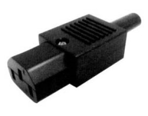 CONECTOR AC ULTIMAX CABLE HEMBRA 3P 10A / 250V AC-7010B UNI