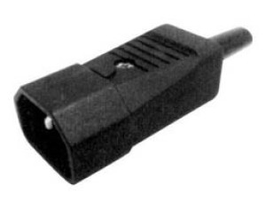 CONECTOR AC MACHO CABLE 3P 10A / 250V XJ-I007 (PA007) COMP