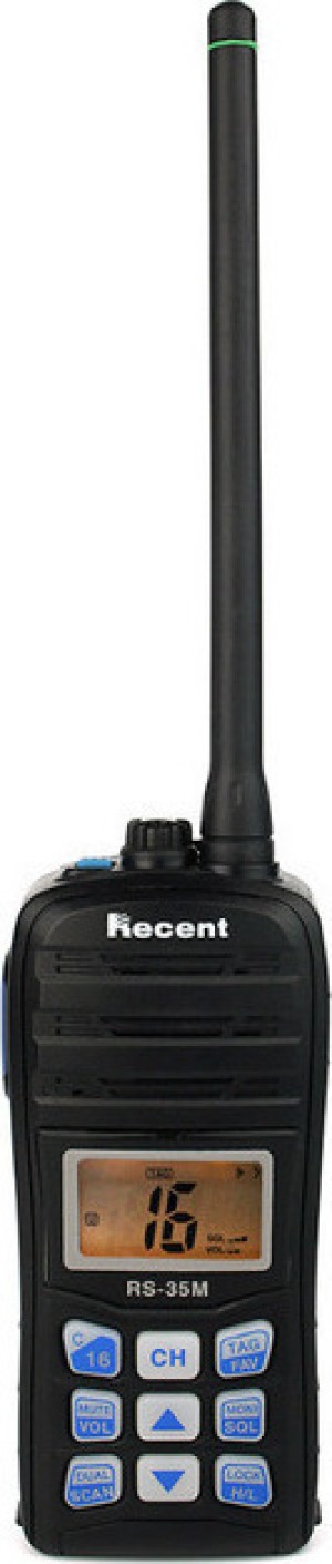 Ricetrasmettitore portatile VHF marino RS-35M recente, impermeabile