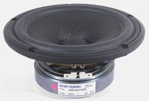 ScanSpeak 18W/4531G00 182 mm Mid woofer 100 Watt 87 db  4Ω