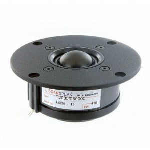 ScanSpeak D2905 / 950000 Textile Dome Tweeter 104 mm 150 Watt 90 db 6Ω